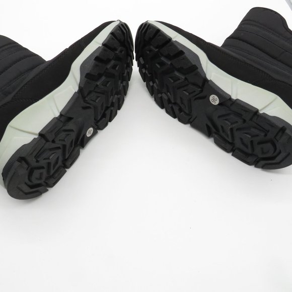 Men Size 4 Women Size 6 Black Snow boots Hook Loop Closure - Picture 7 of 7